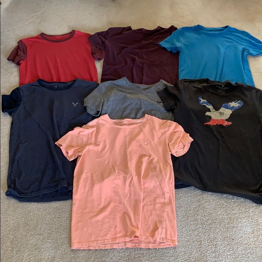 Lot of 7 American Eagle tshirts